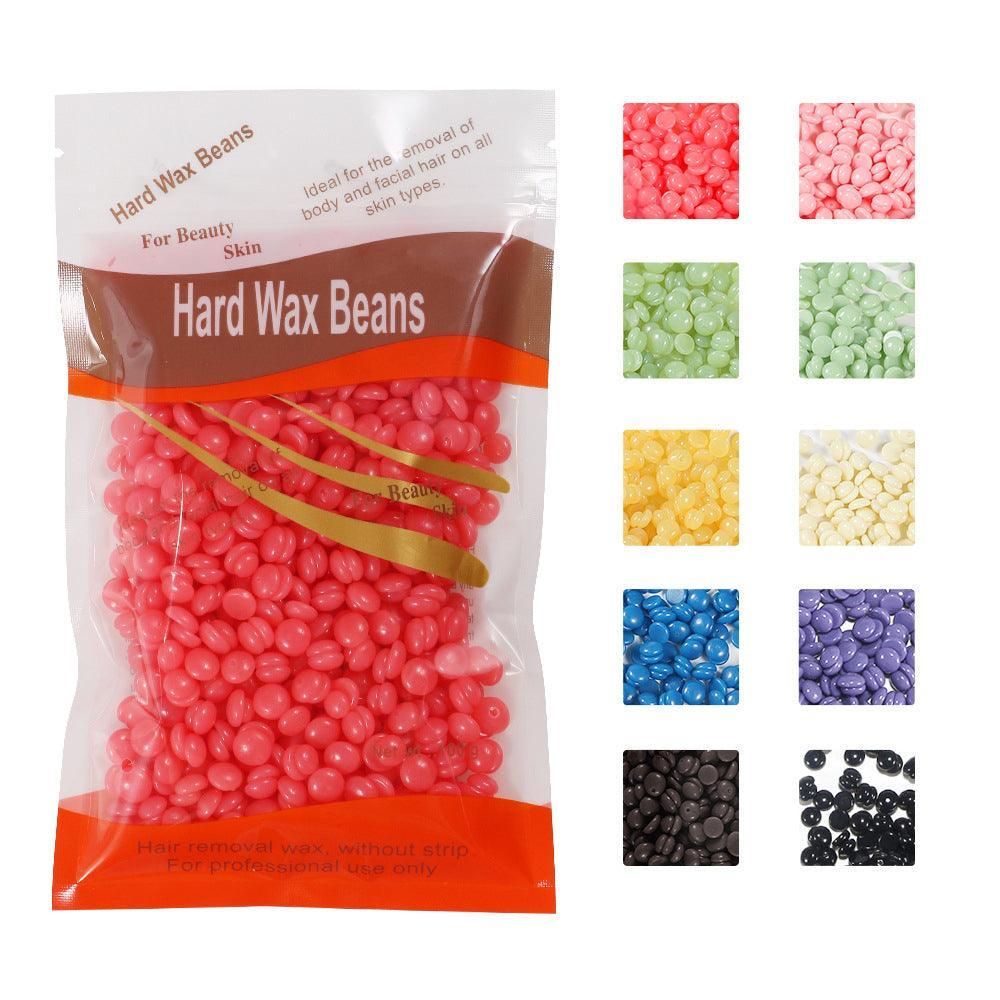 300G Hard Wax Bean No Strip No Pain Hot Film Body Waxing Hair Removal Depilatory - Rose — product photo 3