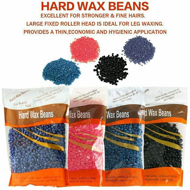 300G Hard Wax Bean No Strip No Pain Hot Film Body Waxing Hair Removal Depilatory - Rose — product photo 11