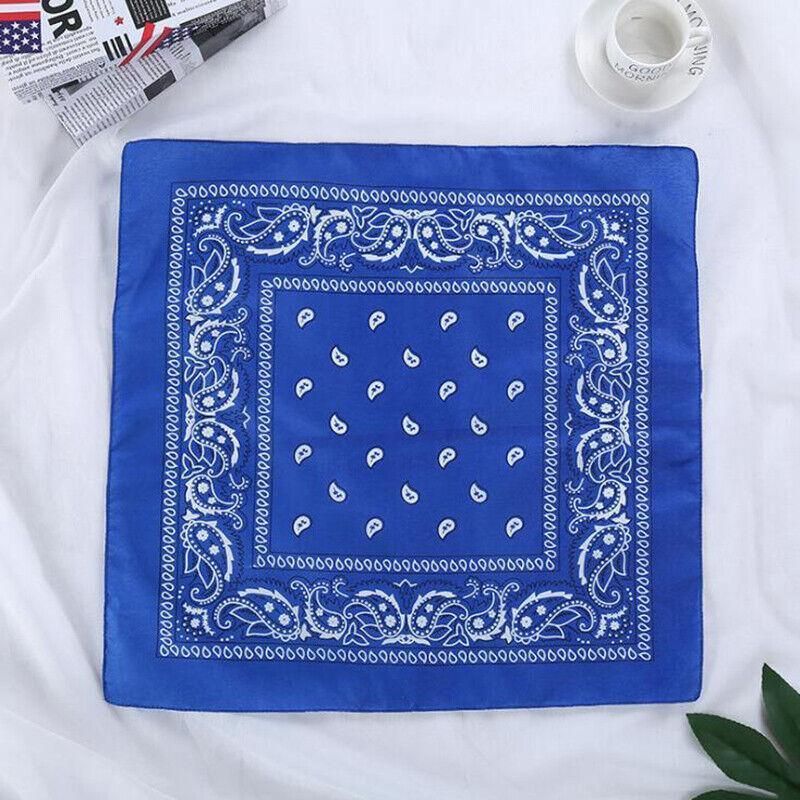 Paisley Bandana Scarf Head Wrap Face Neck Cover Summer Outdoor Fishing Headwear - Pink