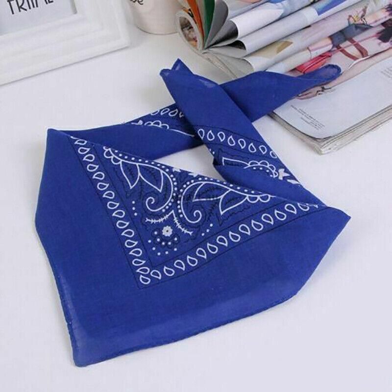 Paisley Bandana Scarf Head Wrap Face Neck Cover Summer Outdoor Fishing Headwear - Pink