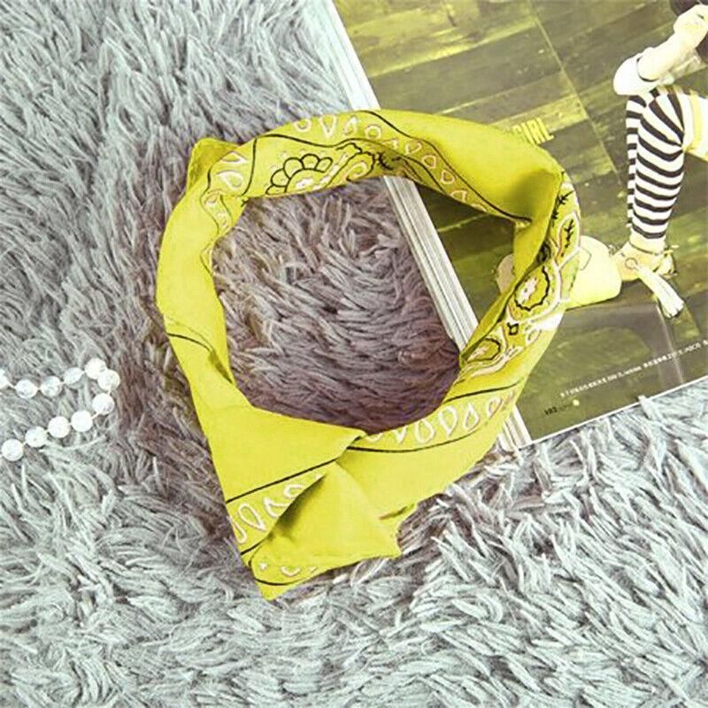 Paisley Bandana Scarf Head Wrap Face Neck Cover Summer Outdoor Fishing Headwear - Pink