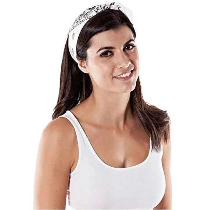 Paisley Bandana Scarf Head Wrap Face Neck Cover Summer Outdoor Fishing Headwear - Borland