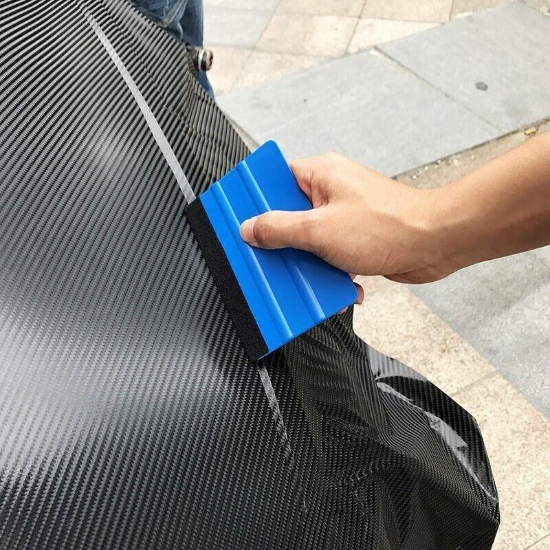 Felt Edge Squeegee For Decals Sticker Vinyl Sheet  Car Wrap Applicator Tool Blue — product image 3