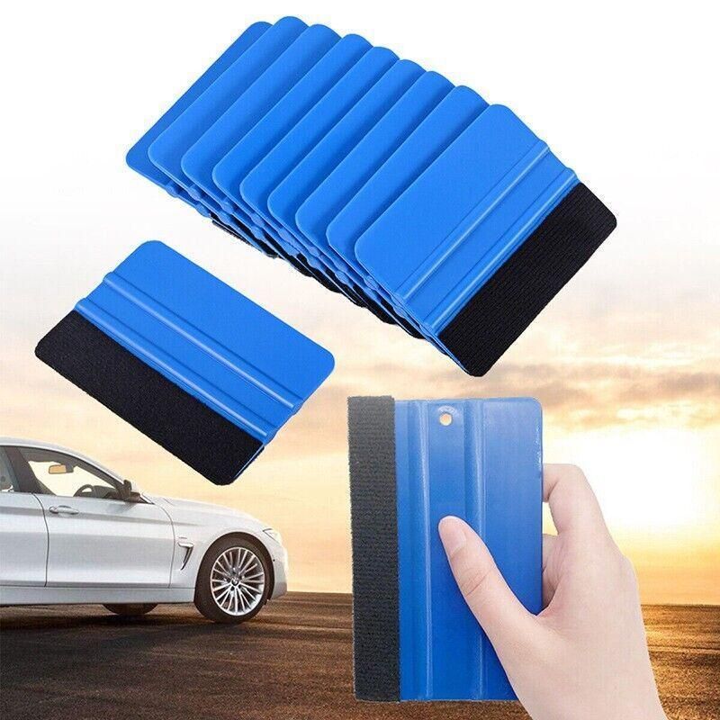 Felt Edge Squeegee For Decals Sticker Vinyl Sheet  Car Wrap Applicator Tool Blue — product image 11
