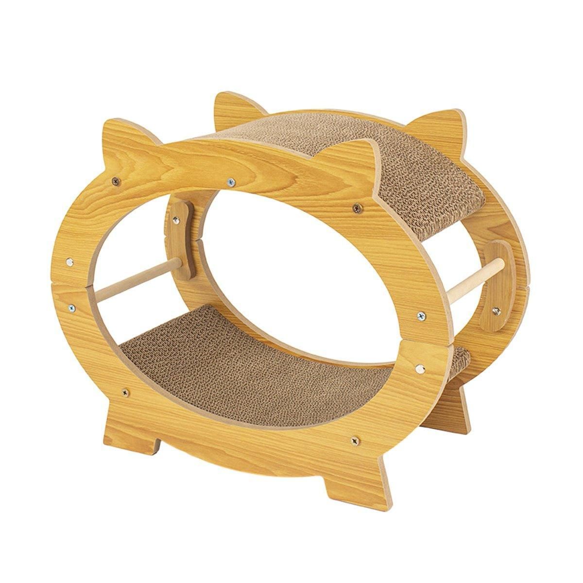 Corrugated Cat Scratching Lounge Board - Oval