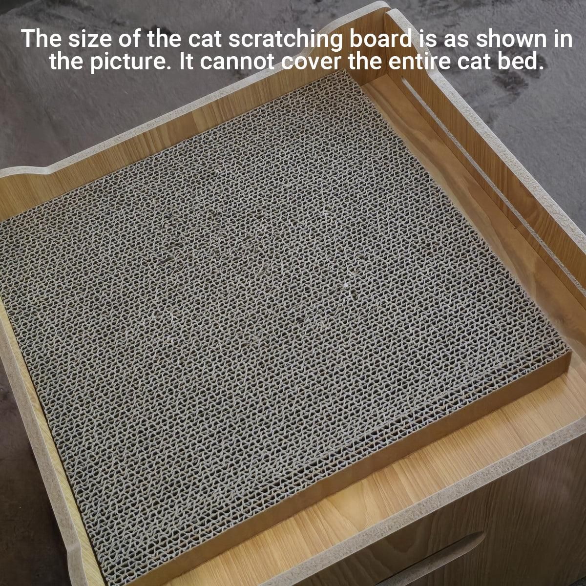 Corrugated Cat Scratching Lounge Board - Oval