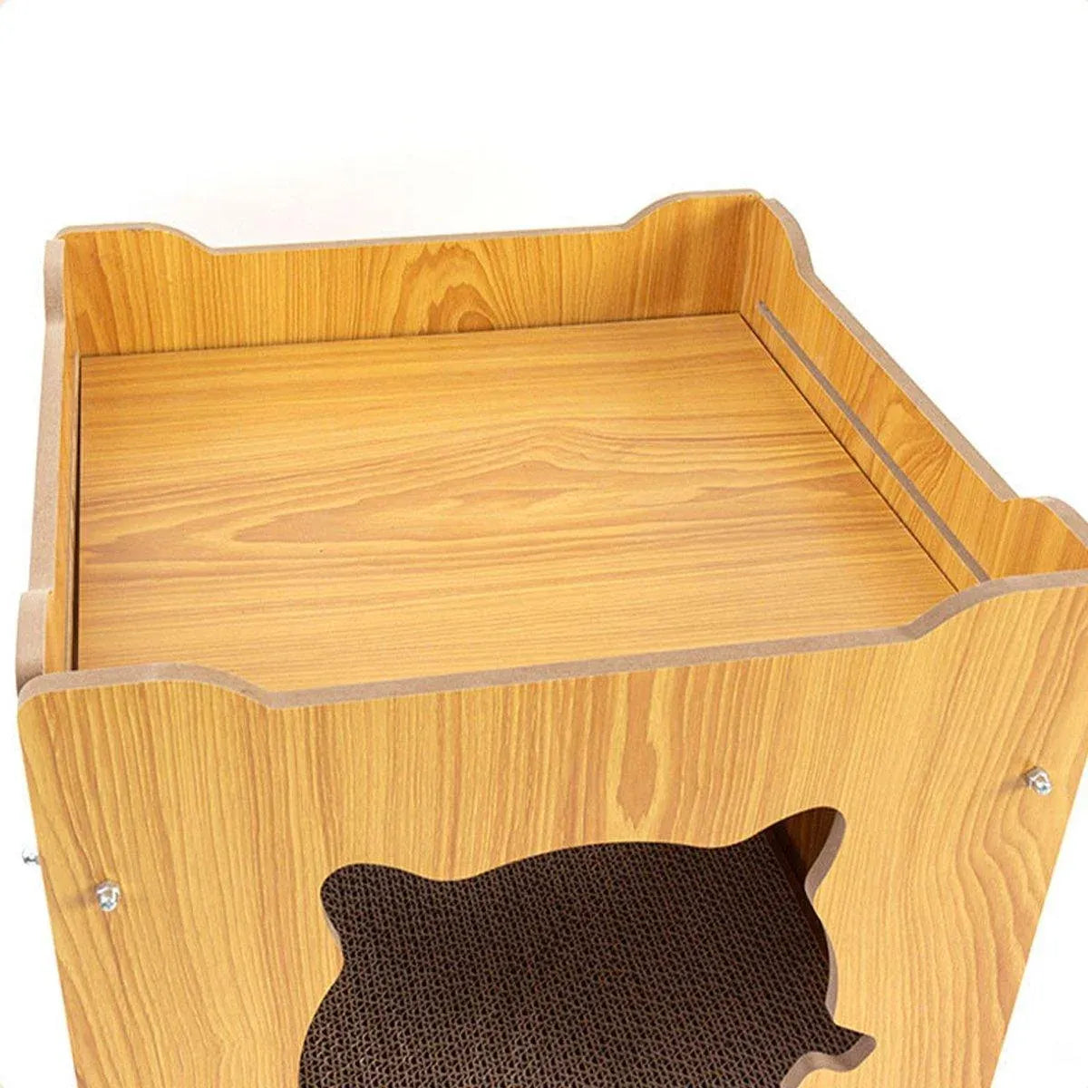 Corrugated Cat Scratching Lounge Board - Oval