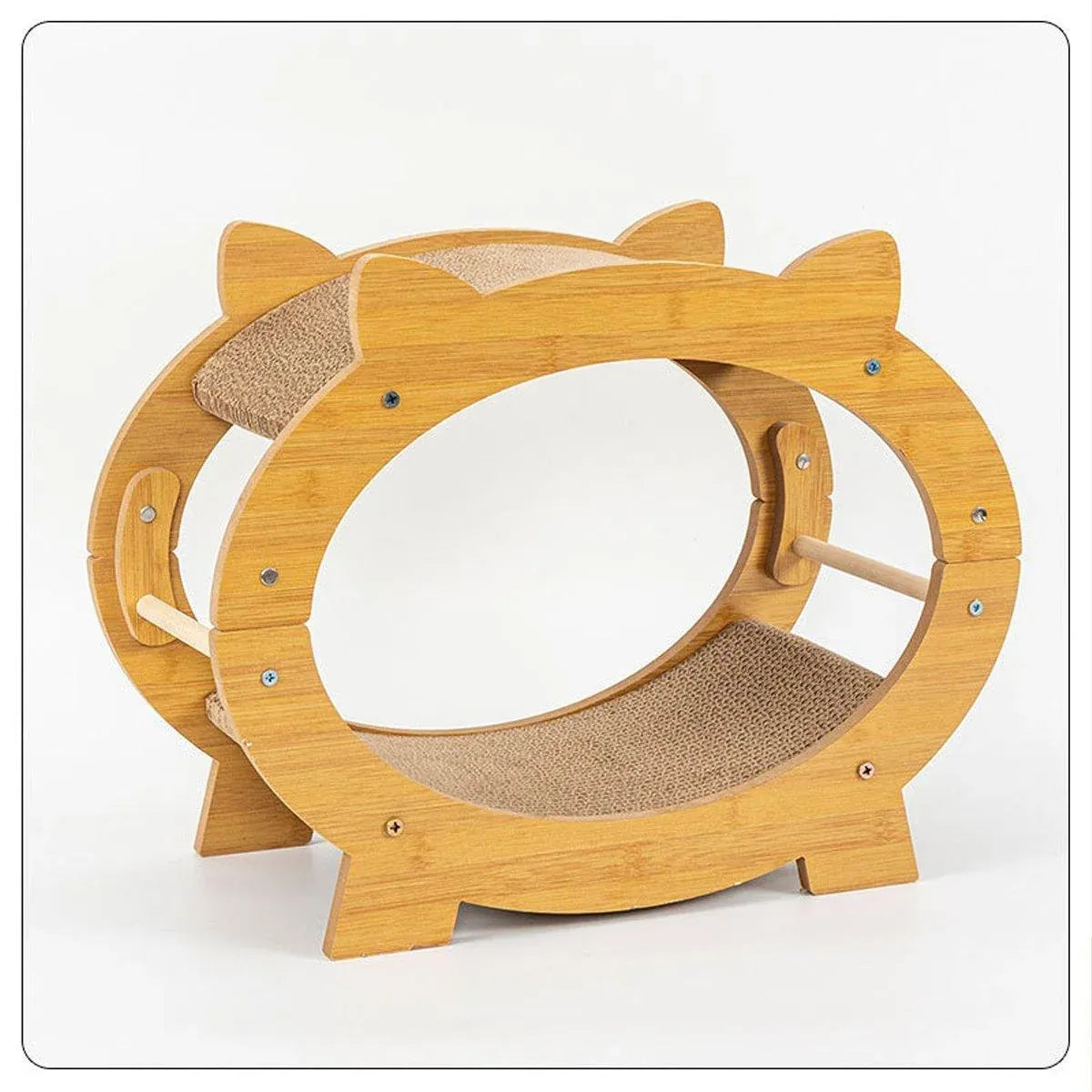 Corrugated Cat Scratching Lounge Board - Oval