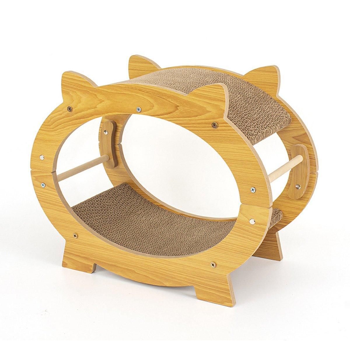 Corrugated Cat Scratching Lounge Board - Oval