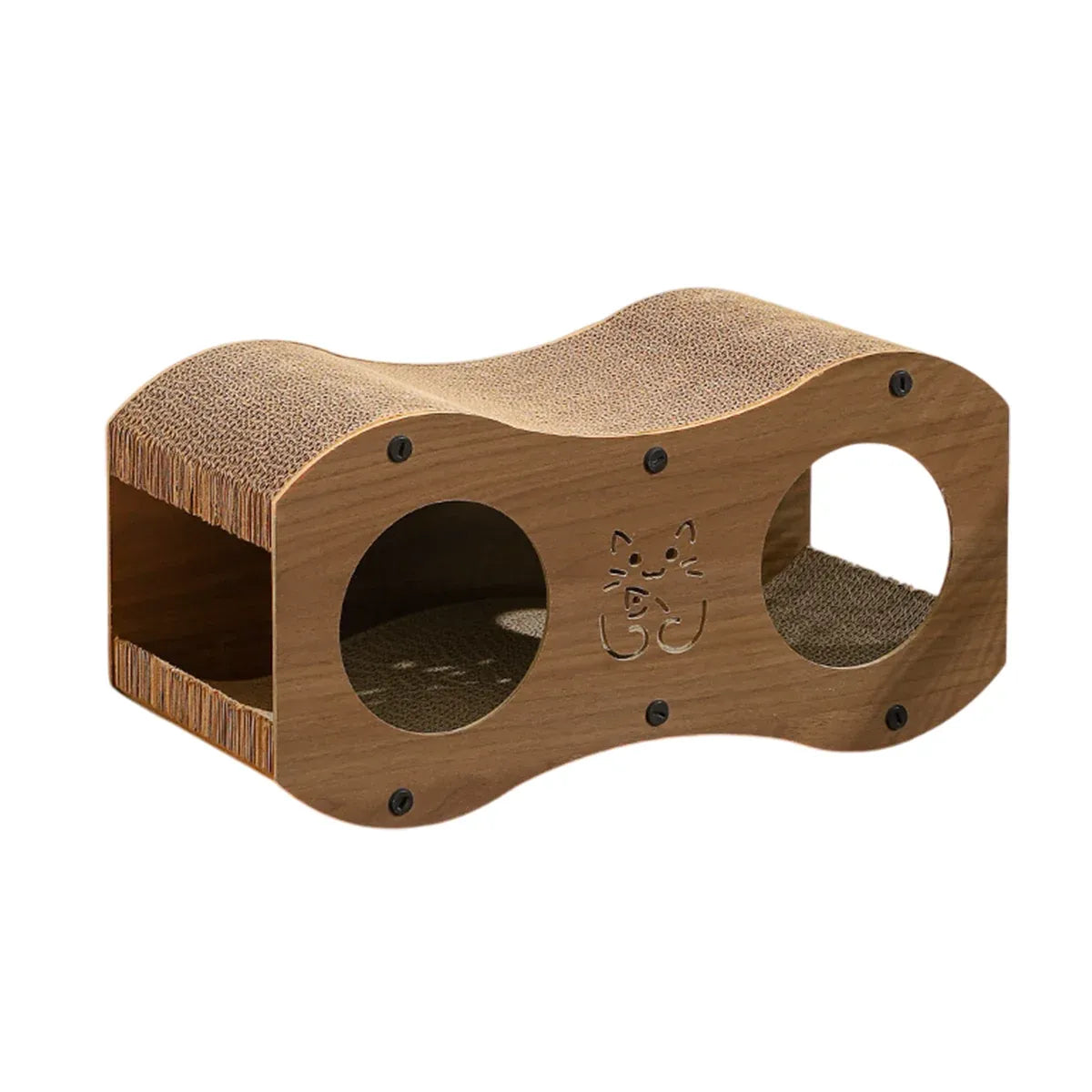 Cat Scratcher Lounge with Tunnel & Resting Pad - product photo 2 of 12