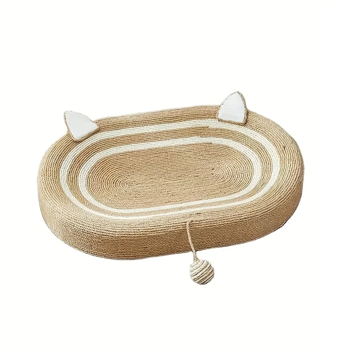 XL Sisal Cat Scratching Lounge Bed - 61 × 40 × 9 cm - product photo 2 of 15