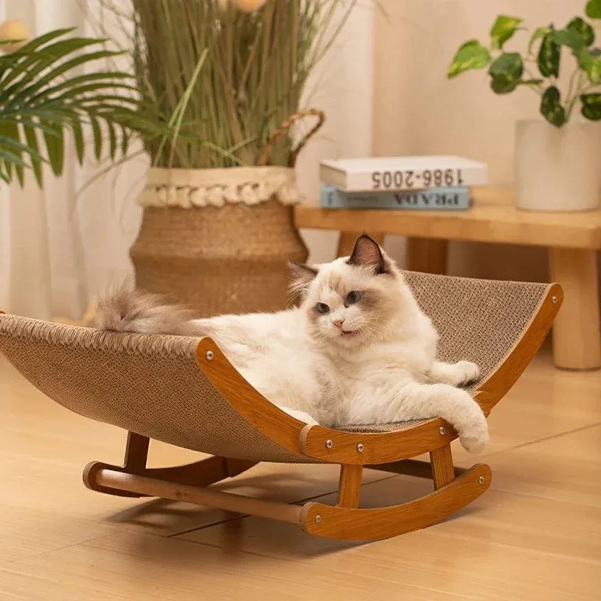 2-Pack Corrugated Cardboard Replacement Inserts for Cat Scratcher Bed - product photo 12 of 13