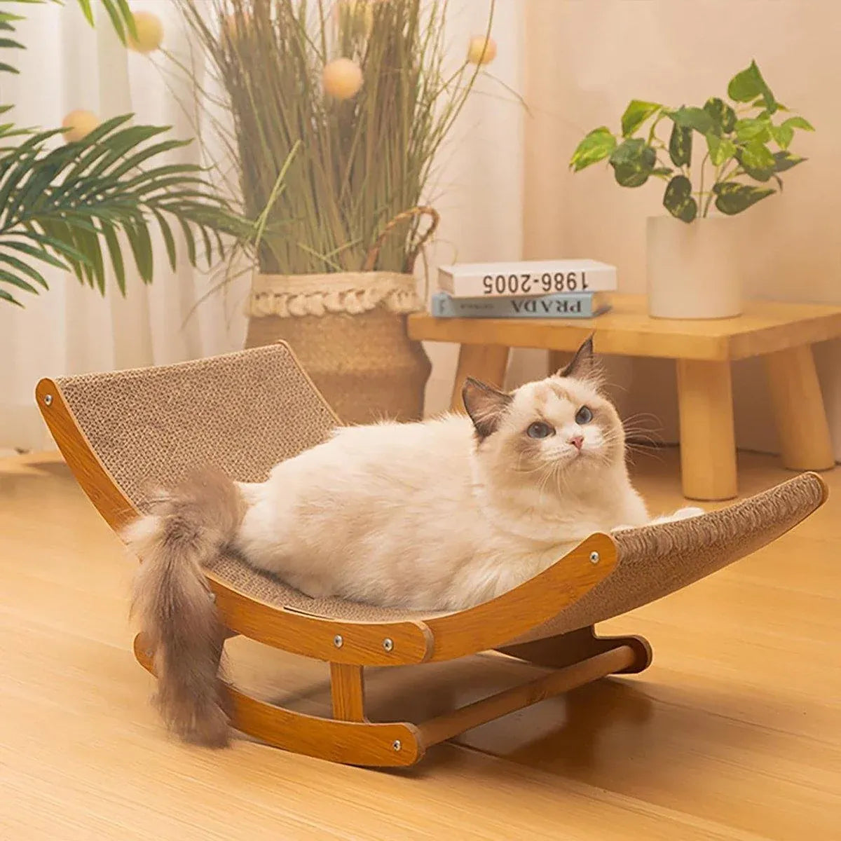 2-Pack Corrugated Cardboard Replacement Inserts for Cat Scratcher Bed - product photo 13 of 13