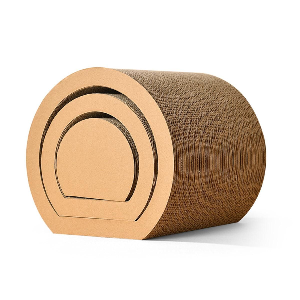 3-Piece Modular Cardboard Cat Scratching Tunnel Set - product photo 2 of 15