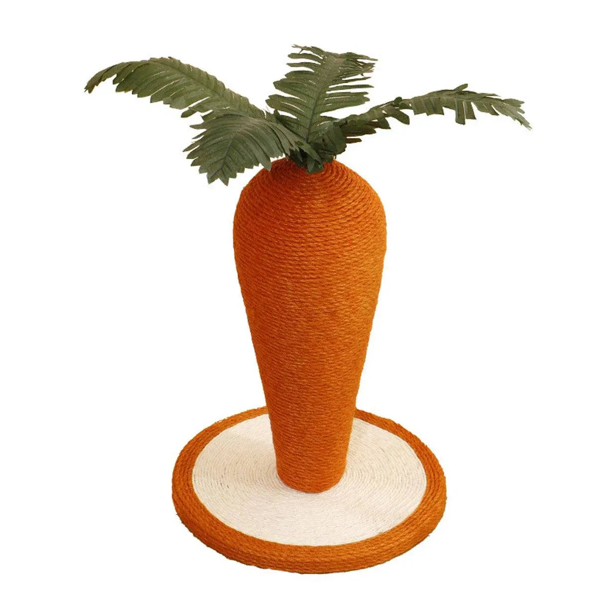 Carrot-Shaped Sisal Cat Scratching Post - product photo 2 of 13
