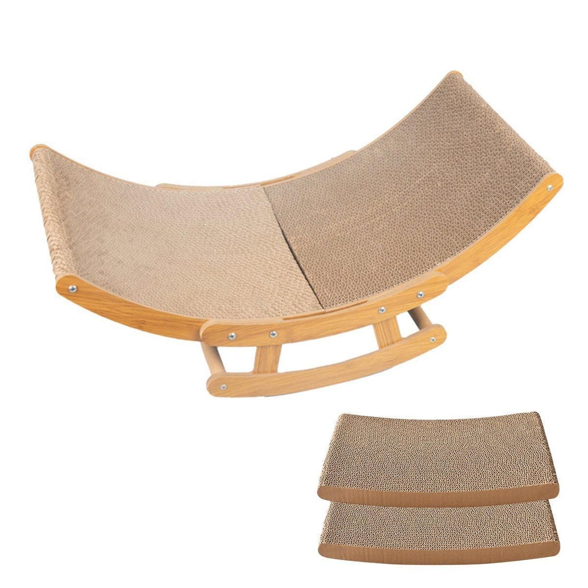 Corrugated Rocking Chair Cat Scratching Bed - product photo 3 of 13