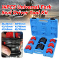 14PCS Universal Fork Seal Driver Tool Kit 35-50mm for Motorcycle Fork Oil Seal