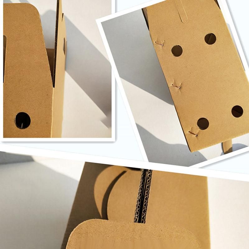Disposable Cardboard Small Pet Travel Carriers, 10-Pack - 38 × 28 × 24 cm