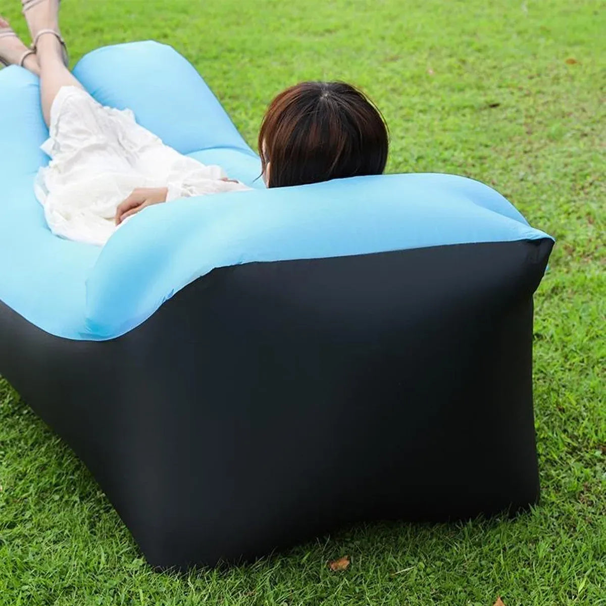 Outdoor Inflatable Sofa Foldable Music Festival Double Air Bed Pillow