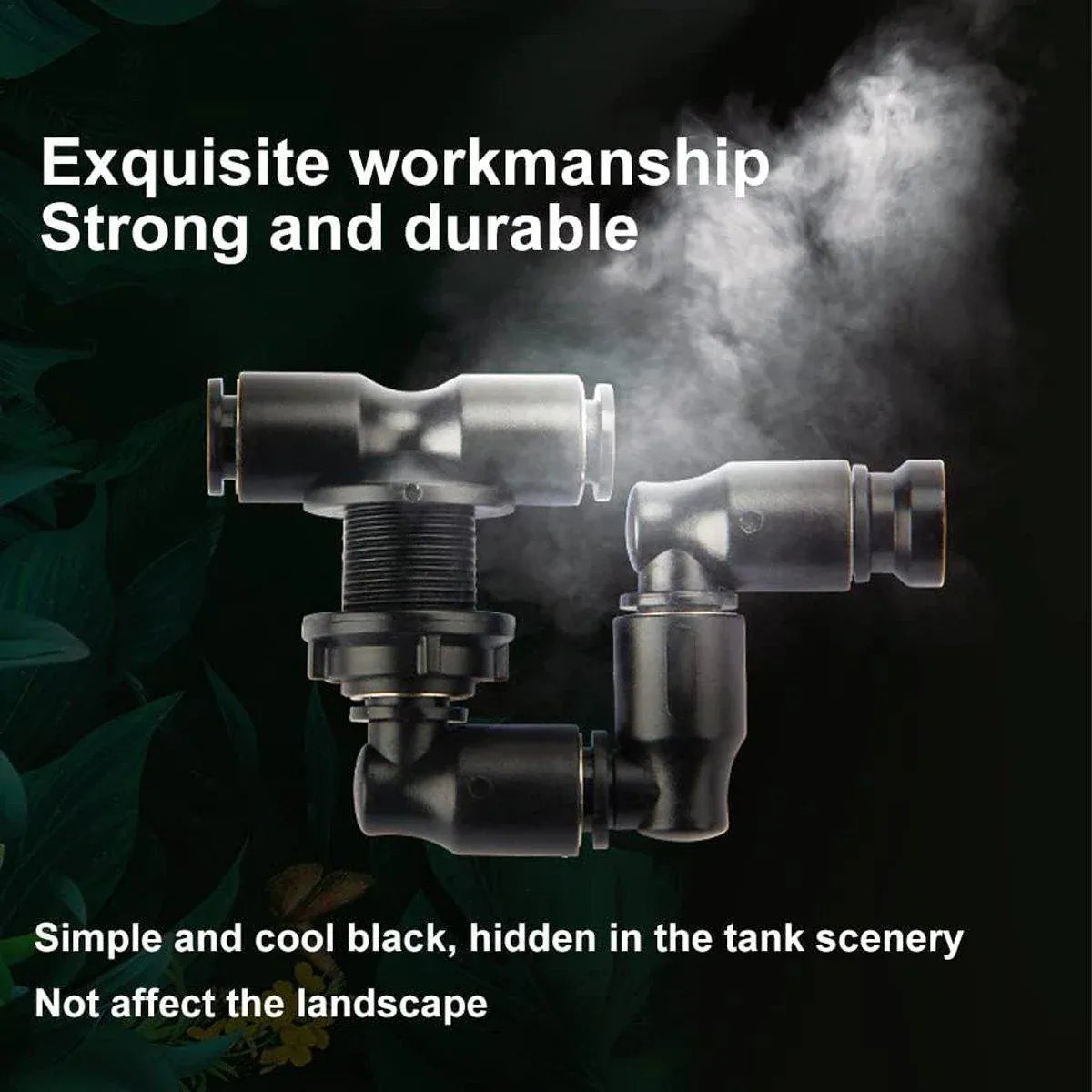 Adjustable Reptile Terrarium Misting Nozzle Set - Double Nozzles
