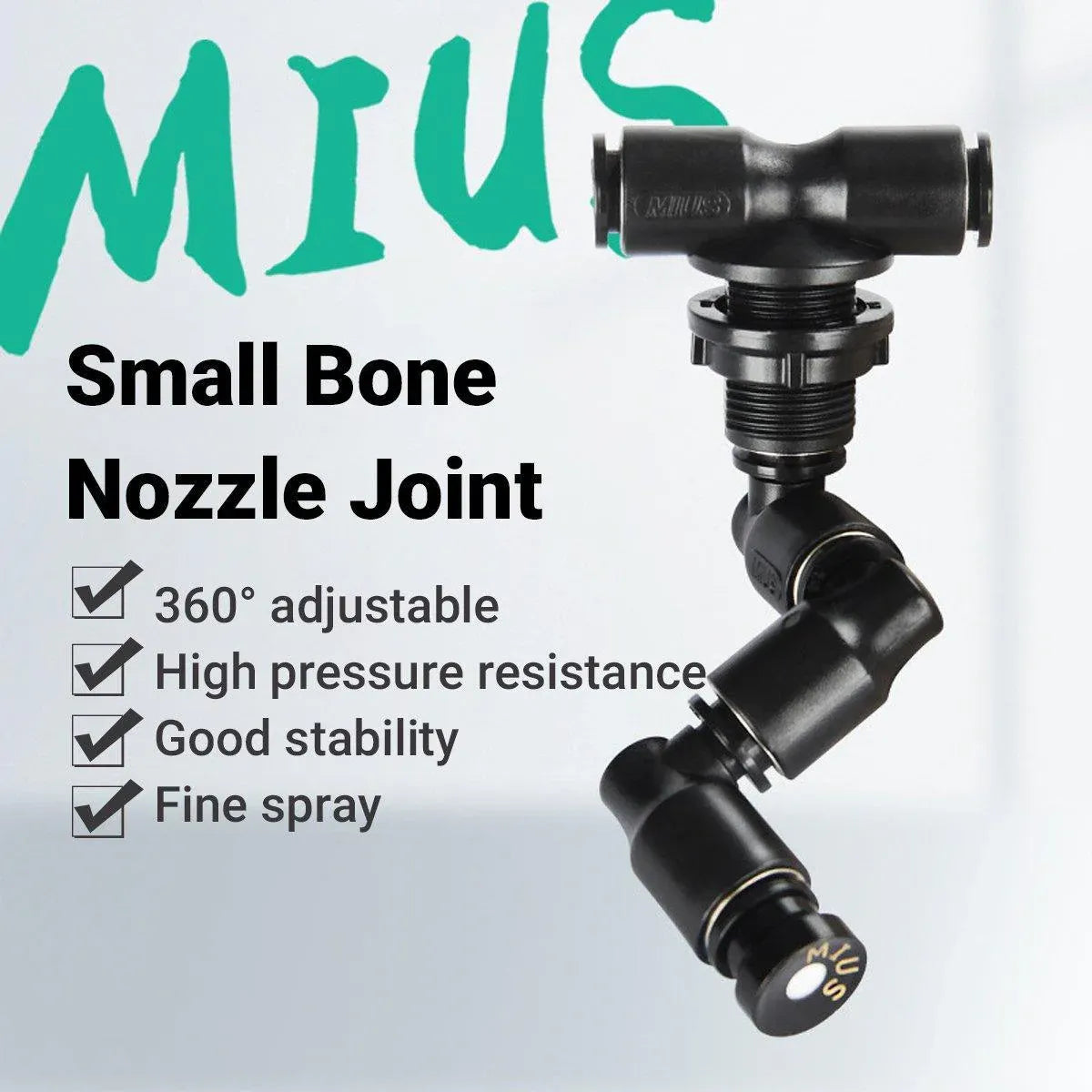 Adjustable Reptile Terrarium Misting Nozzle Set - Double Nozzles