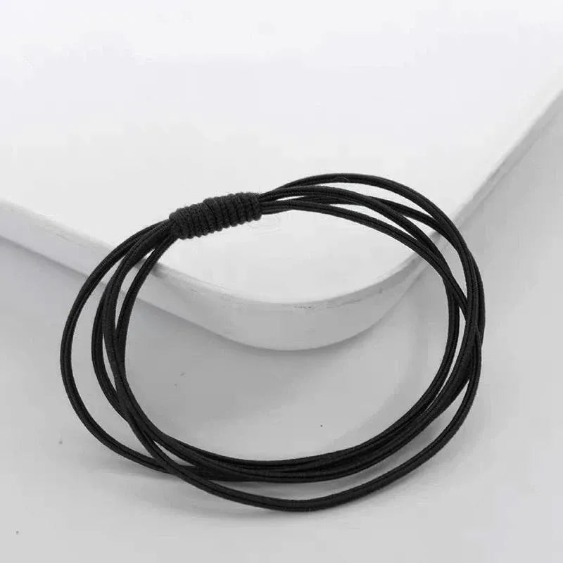 10pcs High Quality Women Girls Elastic Hair Bands Tie Band Ropes Rings Ponytail - Grey