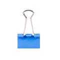 20PCS Black Bulldog Foldback Clips Document Paper Clamps Multiple Sizes - Blue 32mm