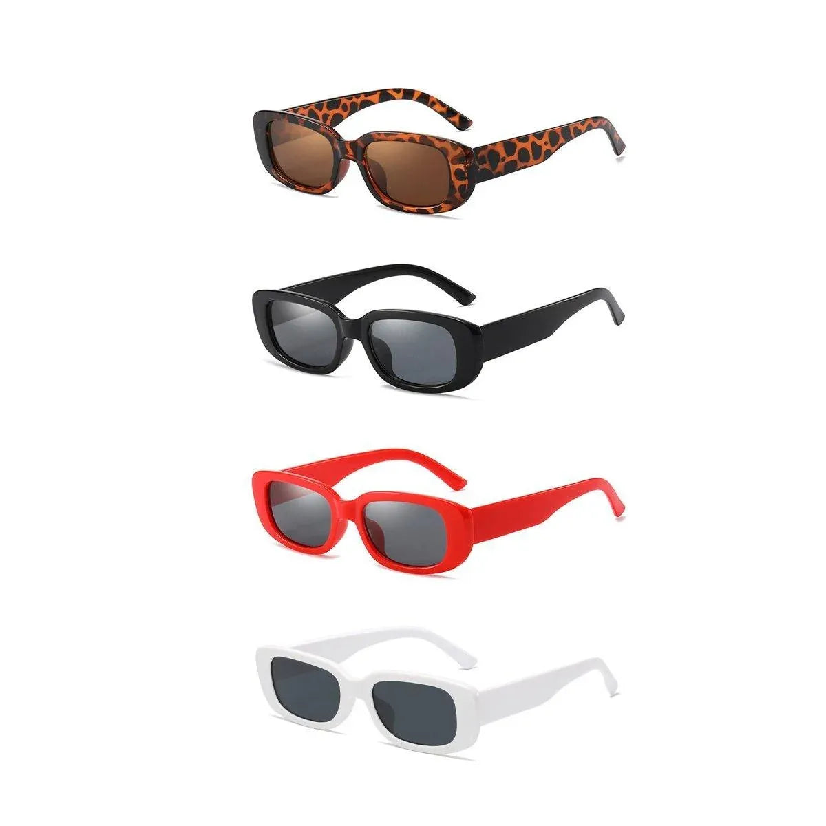 4-Piece Small Square Sunglasses Set in Four Colours — product photo 2 of 13