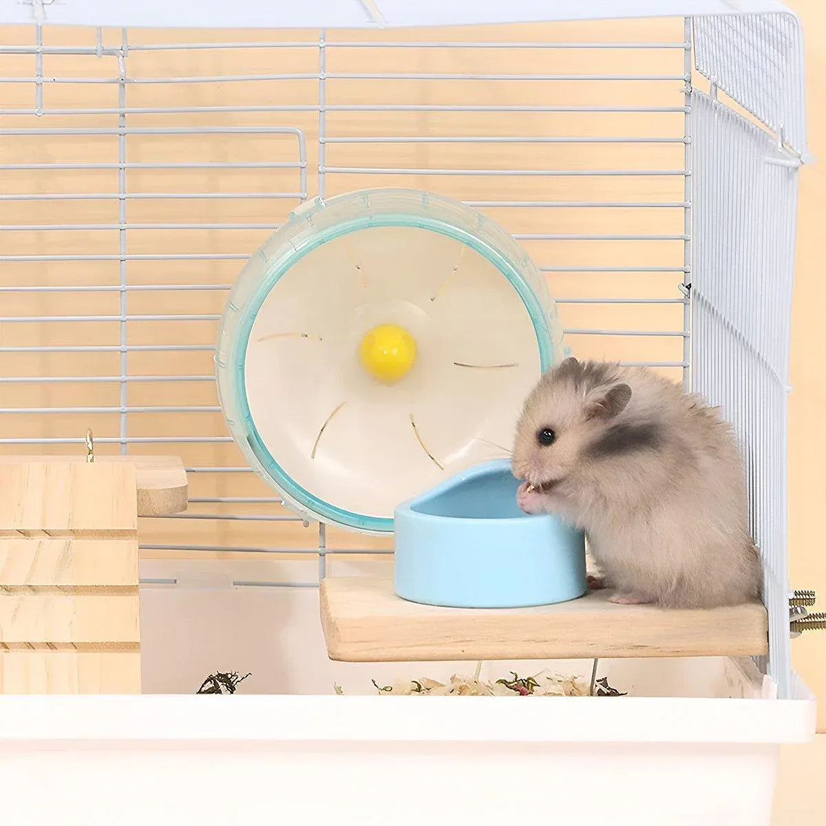 Wooden Small Pet Cage Platform - A2111, 15 × 7.5 × 1.5 cm