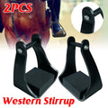 Adjustable Plastic Equestrian Stirrups, 2-Pack