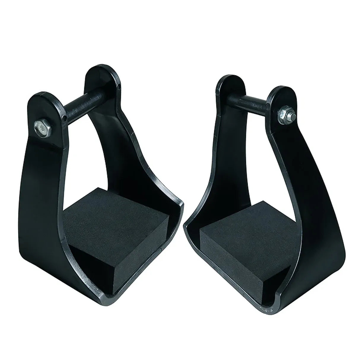 Adjustable Plastic Equestrian Stirrups, 2-Pack