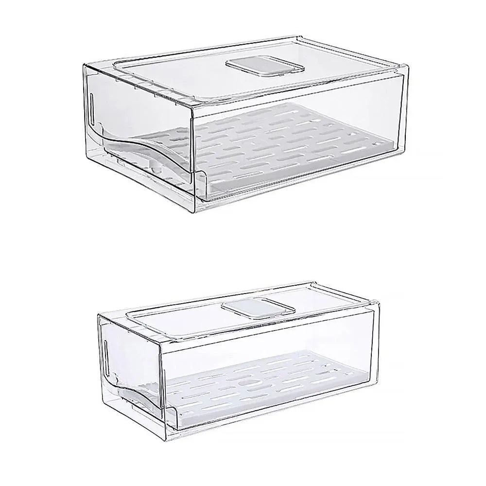 Kitchen Fridge Drawer Organiser Storage Boxes Refrigerator Storage Containers - 20cm — product image 3