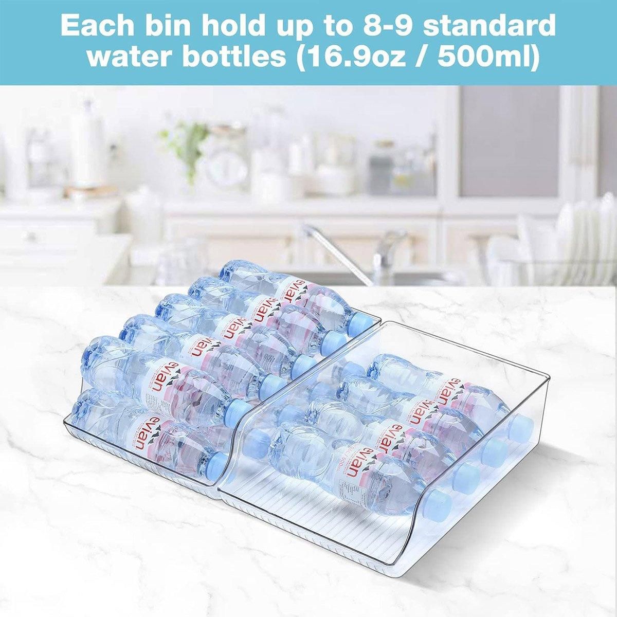 Clear Plastic Beverage Organizer Fridge Storage Shelf Holder for Kitchen Pantry — product image 5