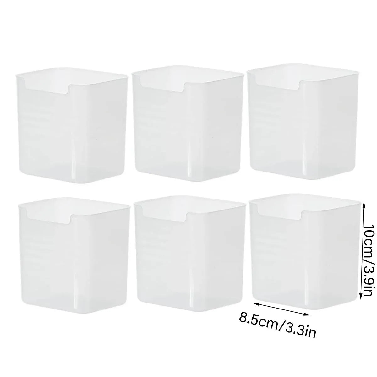6-Piece Clear Fridge Storage Box Set — product image 3