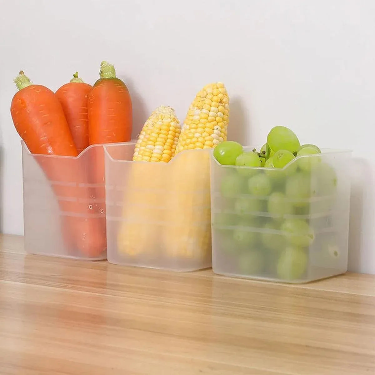 6-Piece Clear Fridge Storage Box Set — product image 9