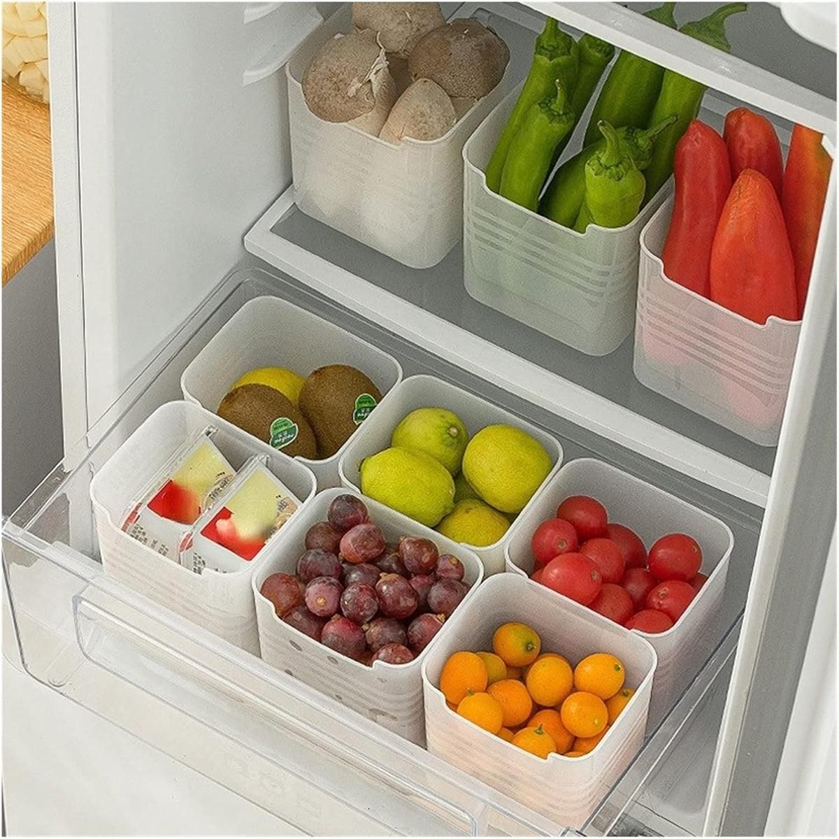 6-Piece Clear Fridge Storage Box Set — product image 11