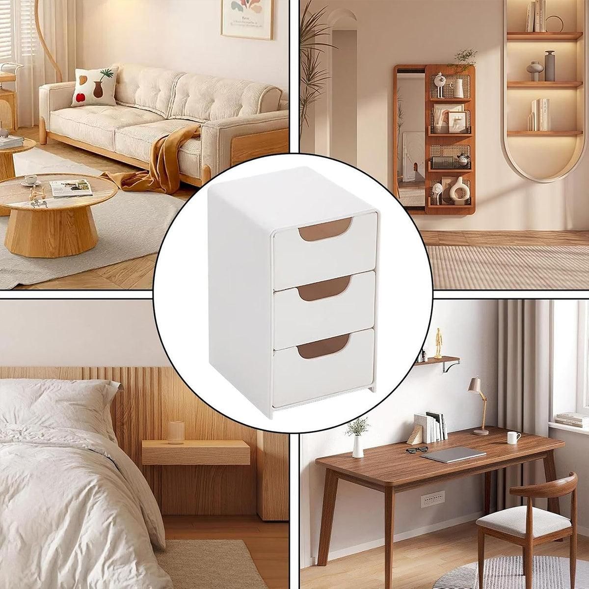 Mini Desktop Organiser Box Portable Storage Box for Office Home Desk Accessories — product photo 4