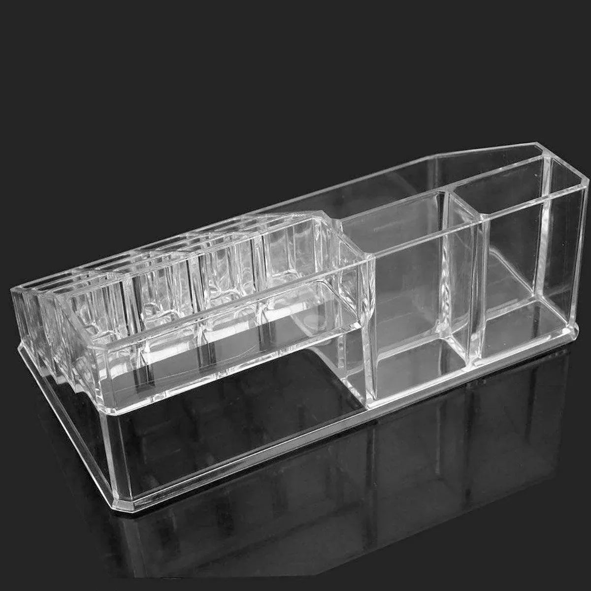 Desktop Transparent Storage Organizer Box Multi-Compartment Display Rack Holder - 9 grids — product image 9