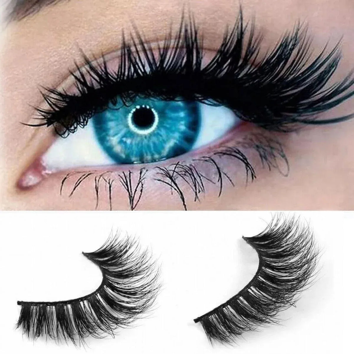 5 Pairs 3D Thick Mink Fake False Eyelashes Natural Long Wispy Makeup Lashes Au - 3D-47 — product photo 5