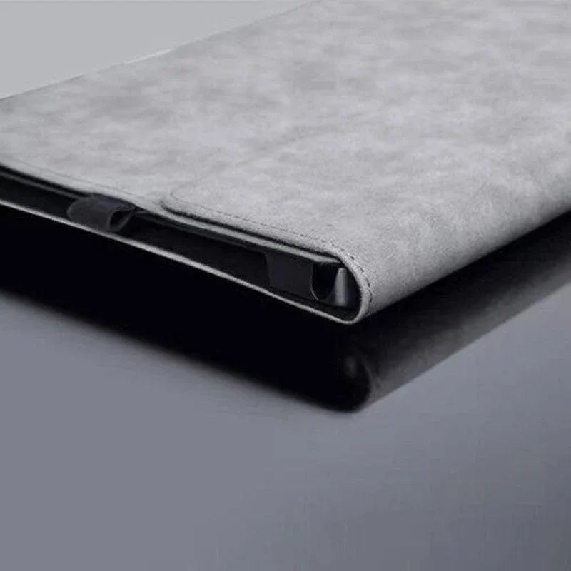 Premium Leather Case Cover Protector For Microsoft Surface Pro 8 - Light Grey