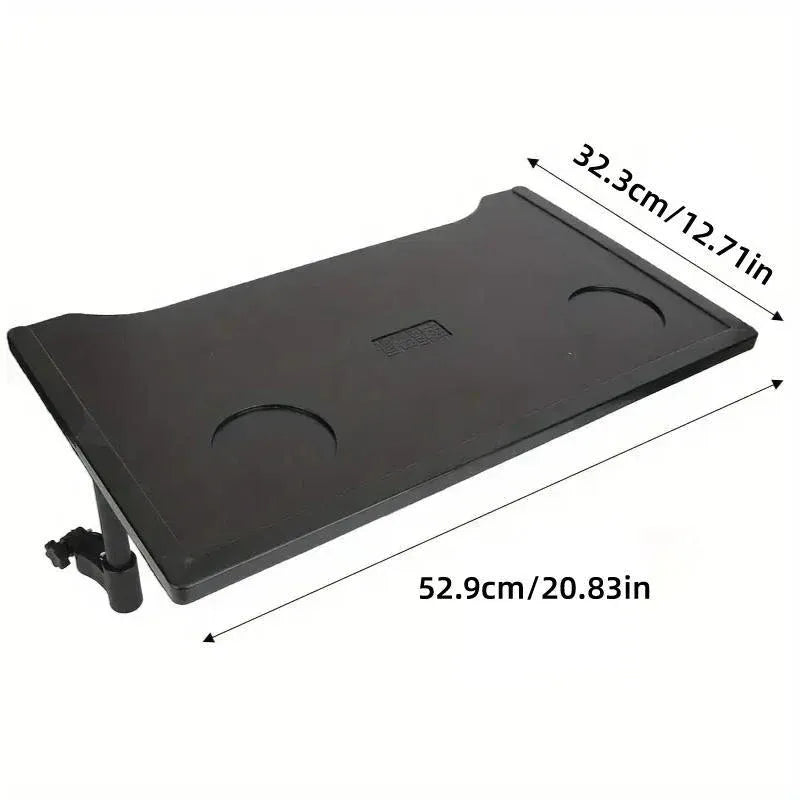 Wheelchair Dining Tray with Two Cup Holders – Plastic, 52.9cm