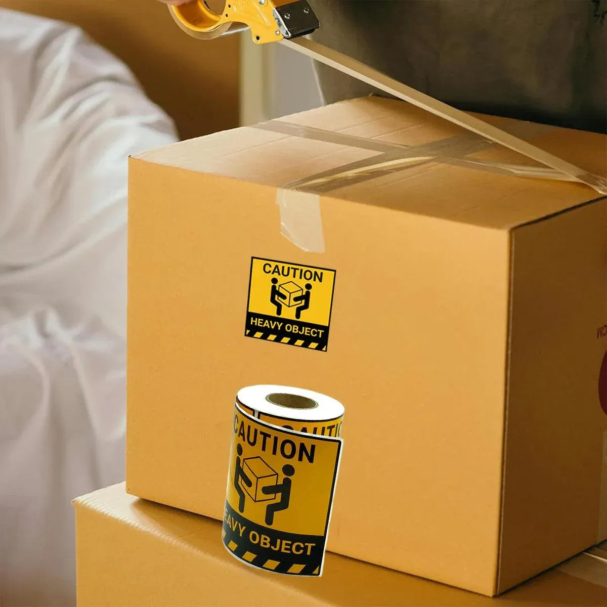 Heavy Duty Warning Label Stickers Handle With Care 300PCS 4.7inch Packaging — product photo 5