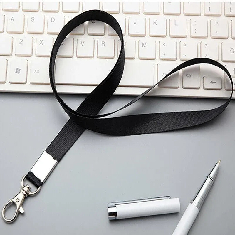 Neck Strap with Clip for ID Badge Name Tag Card Holder Lanyard - Coffee — product photo 3