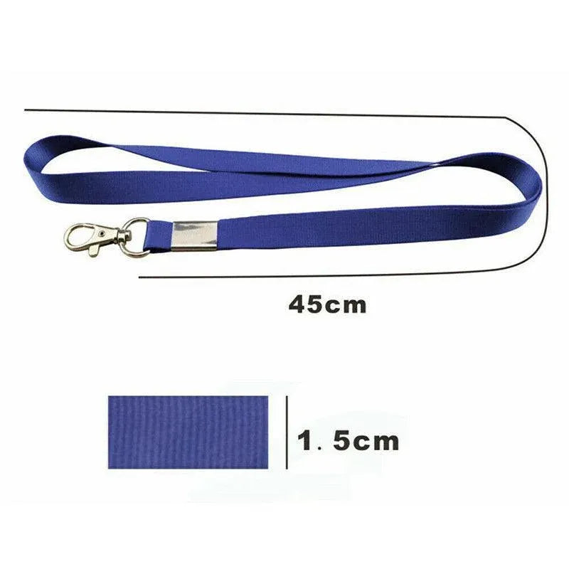 Neck Strap with Clip for ID Badge Name Tag Card Holder Lanyard - Coffee — product photo 9