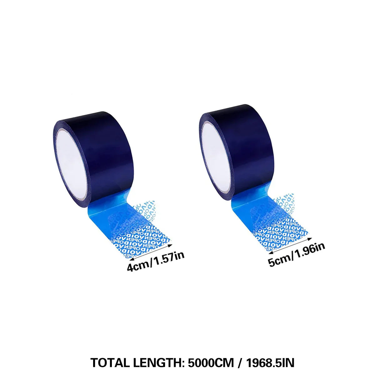 Blue VOID Tamper Evident Sealing Tape for Cartons Documents and Parcels - 4cm — product photo 4