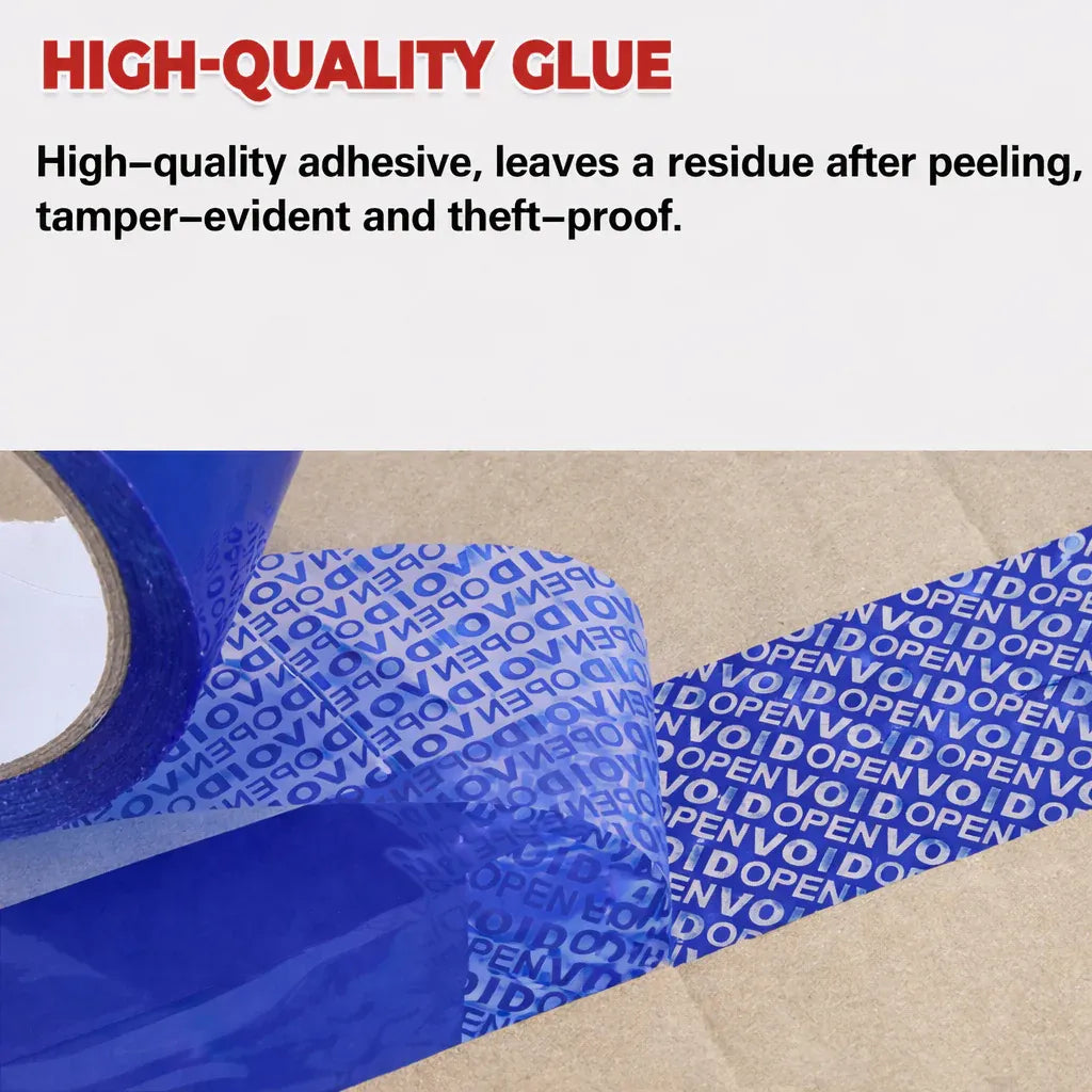 Blue VOID Tamper Evident Sealing Tape for Cartons Documents and Parcels - 4cm — product photo 7