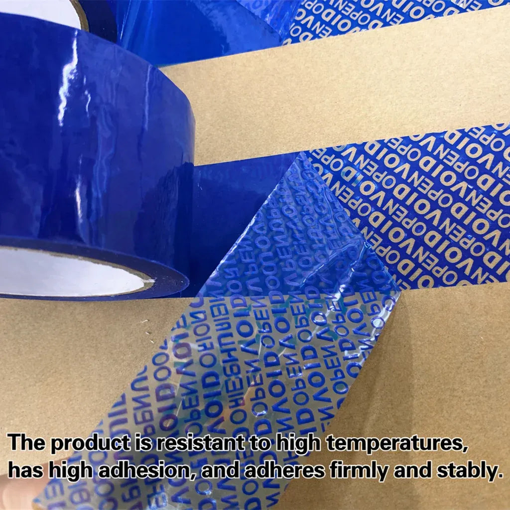Blue VOID Tamper Evident Sealing Tape for Cartons Documents and Parcels - 4cm — product photo 8