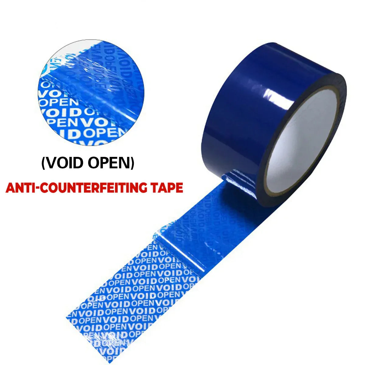 Blue VOID Tamper Evident Sealing Tape for Cartons Documents and Parcels - 5cm — product photo 9