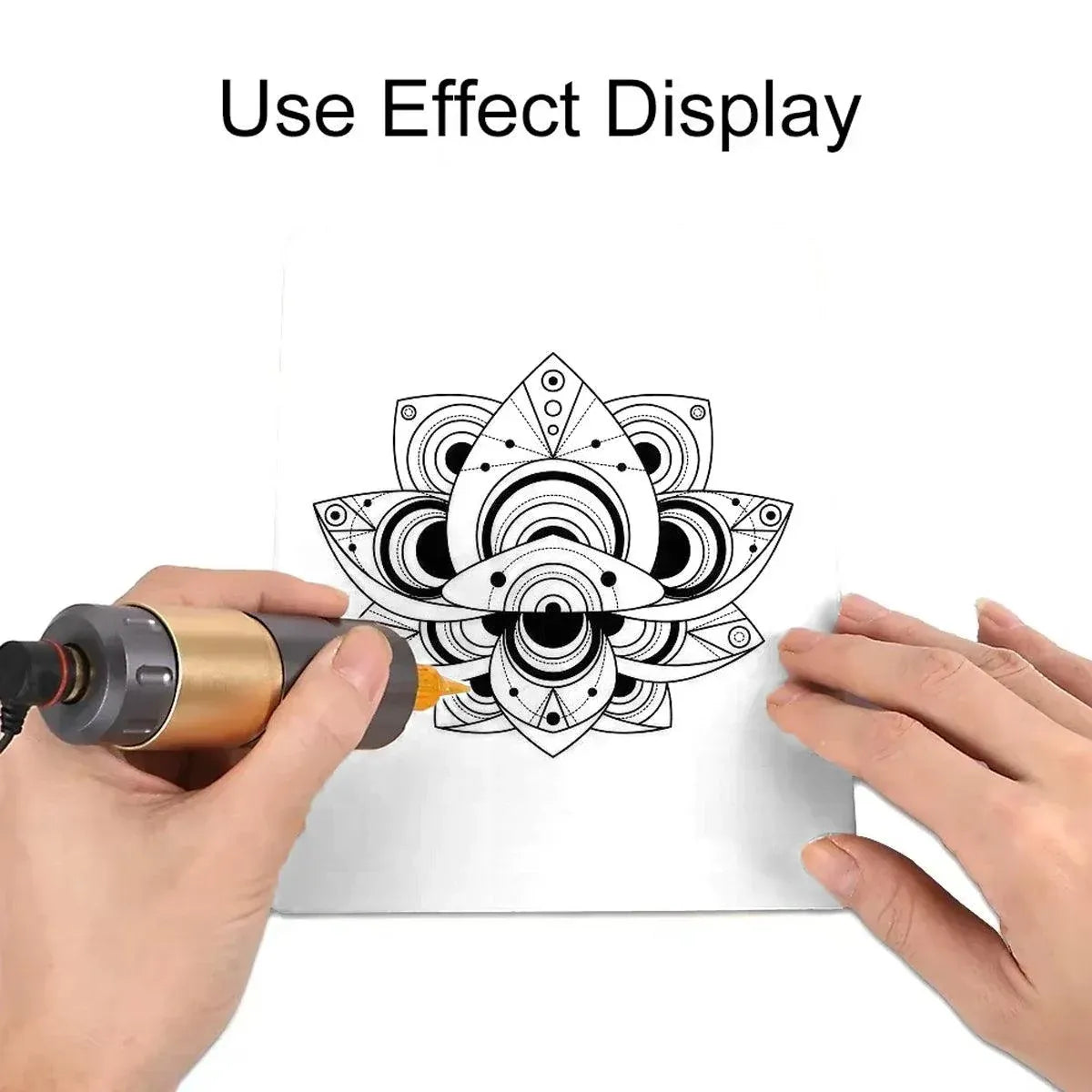 5-Piece Blank Tattoo Practice Skin Pack, White — product photo 10