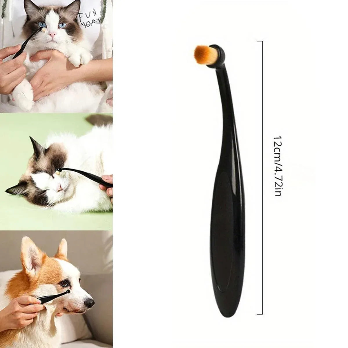 Pet Eye & Face Grooming Brush - Cats & Dogs, Single